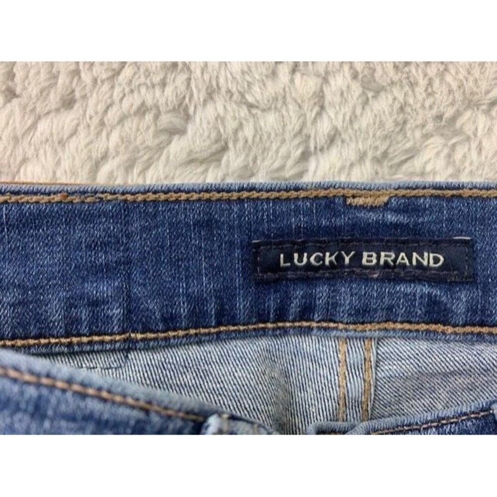 Lucky Brand  27x29 (Measured) Womens Jeans High Rise Skinny Bridgette Button Fly - Picture 4 of 5